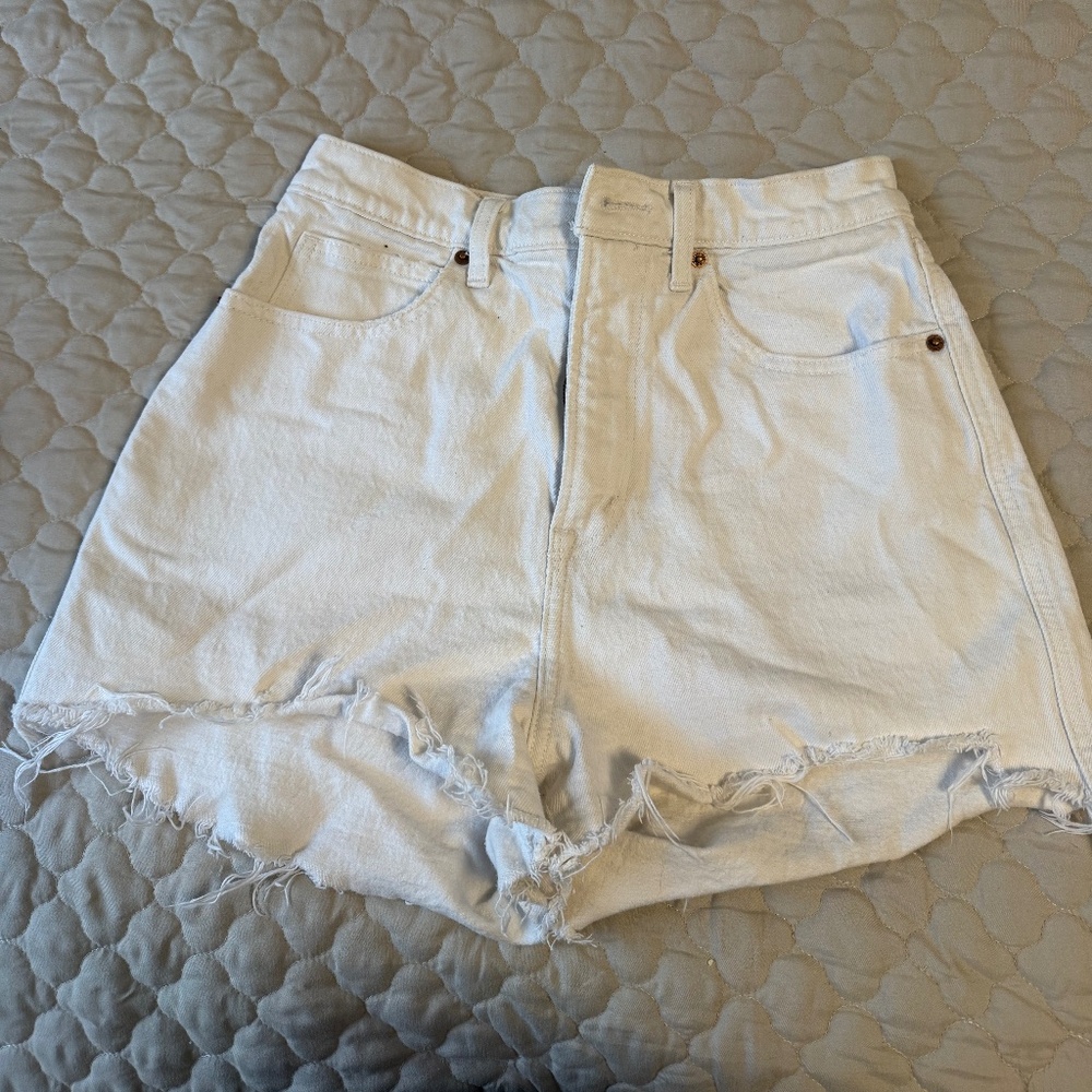 Abercrombie & Fitch High Rise Mom Shorts- Curve Love